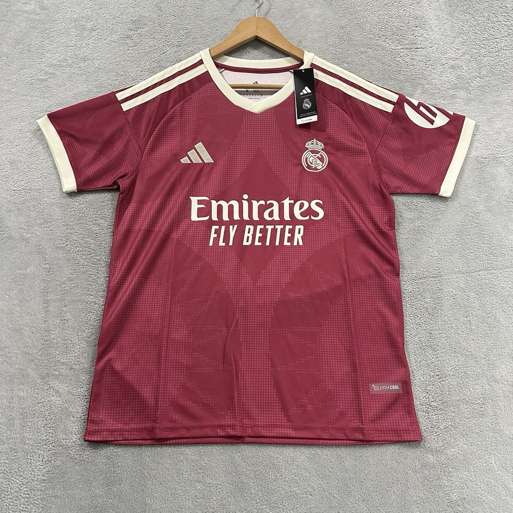 Adidas Real Madrid Stadium Soccer Climacool Jersey Pink 26/27 Men M NWT